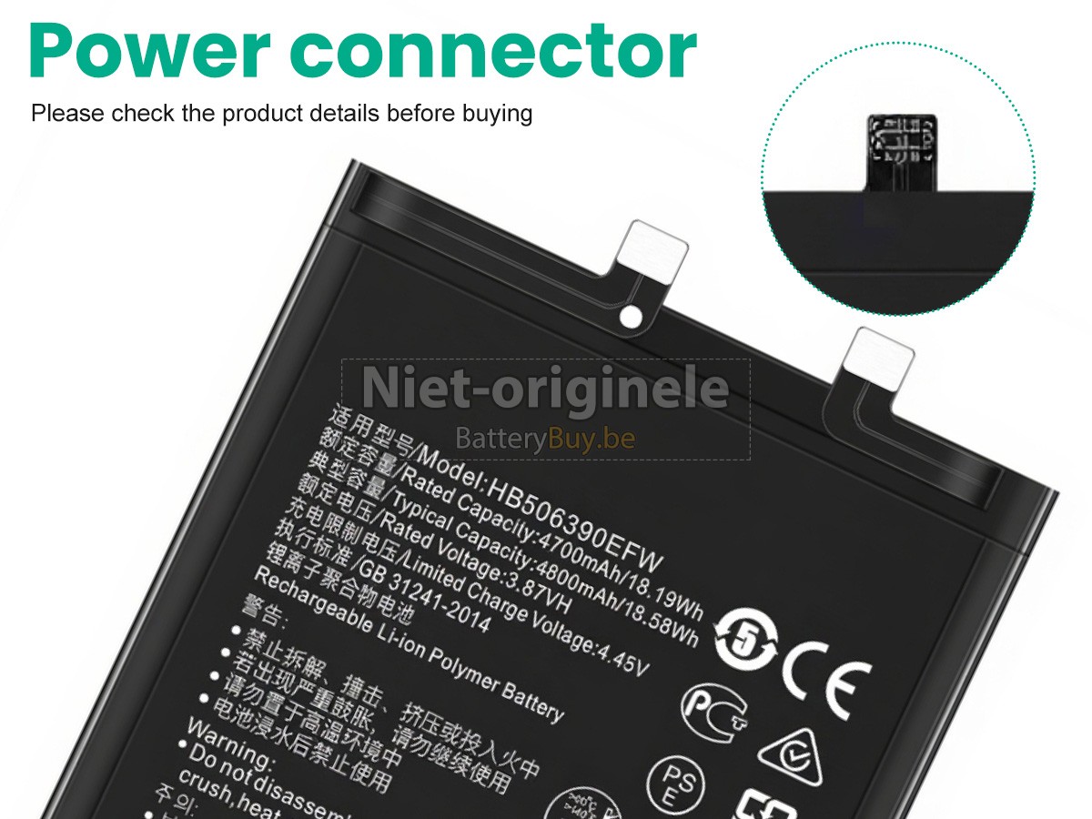 Honor HB506390EFW accu