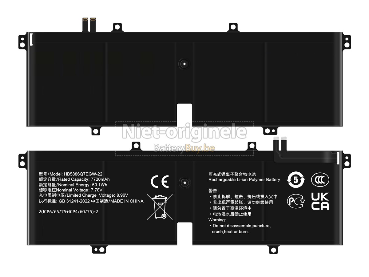 Honor HB5886Q7EGW-22 accu