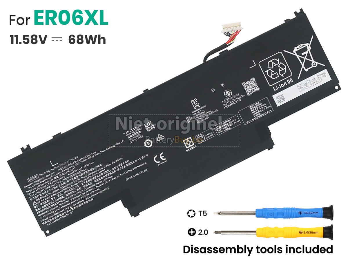 HP Elite X360 1040 14 INCH G11 2-IN-1 Notebook PC (8Y1P9AV)-A4VP3PT accu