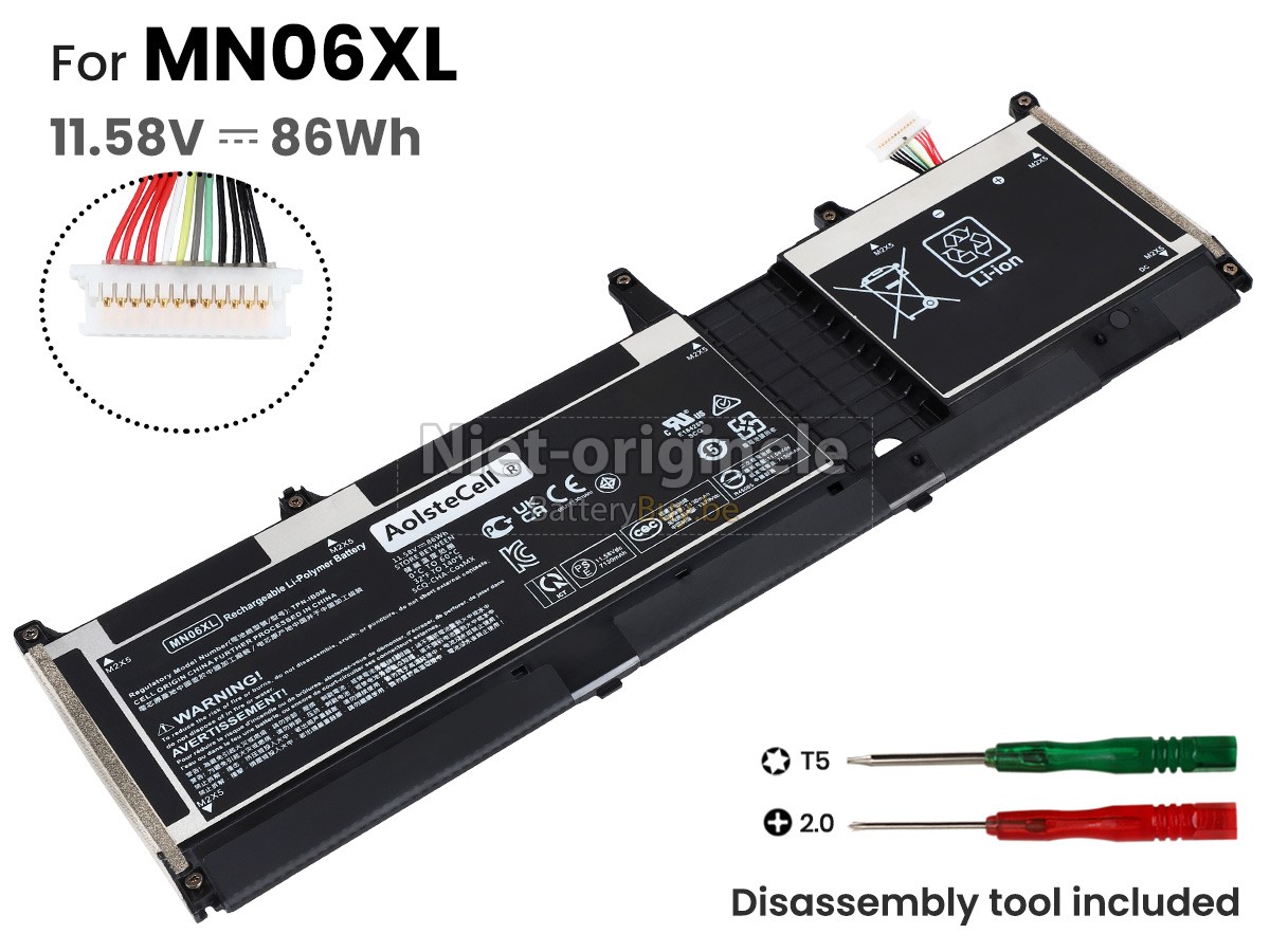 HP ZBook STUDIO 16 G10 62W57EA accu