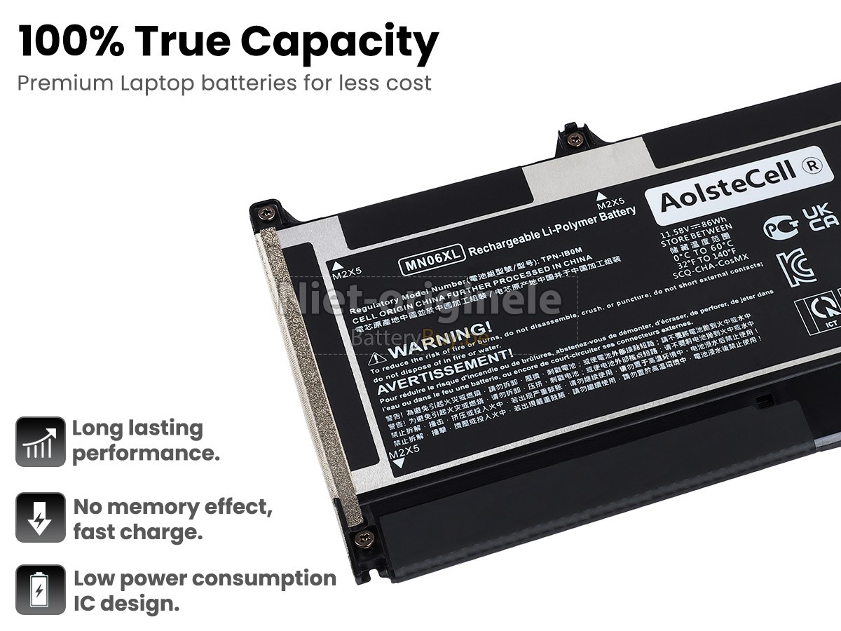 HP ZBook STUDIO 16 G10 62W57EA accu