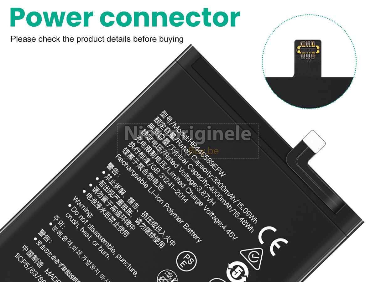 Huawei HB446589EFW accu