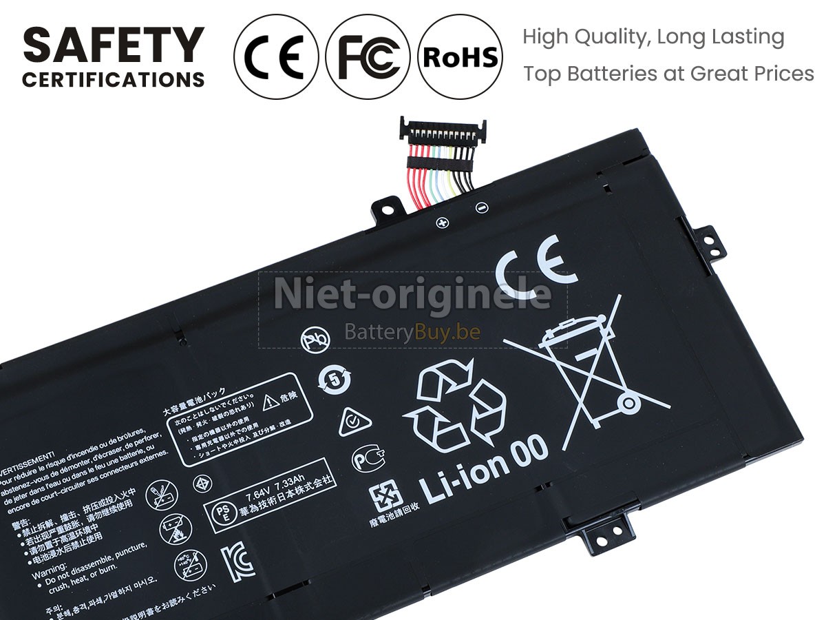 Huawei MATEBOOK X PRO 2018 accu