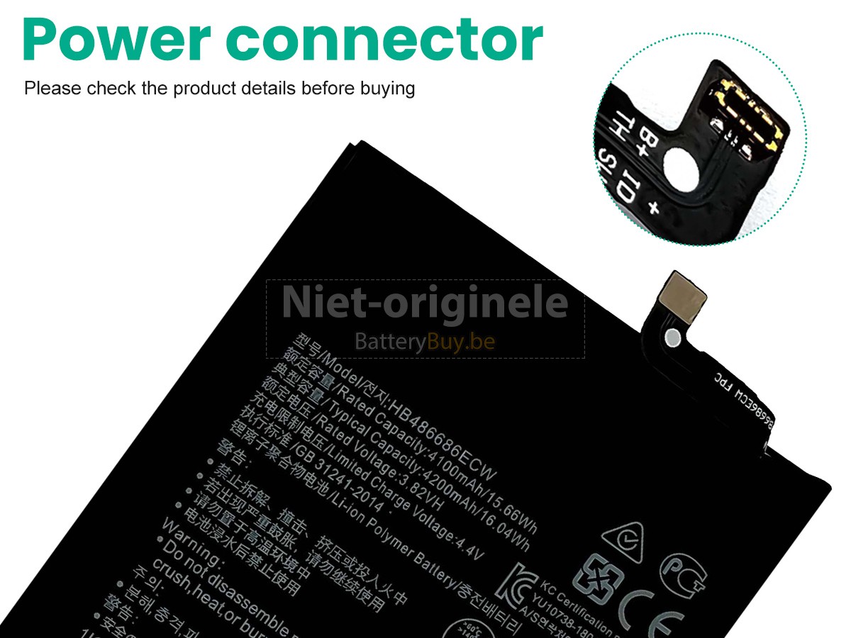Huawei HB486686ECW accu
