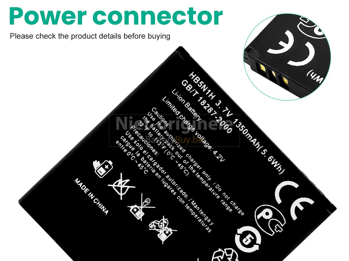Huawei HB5N1H accu