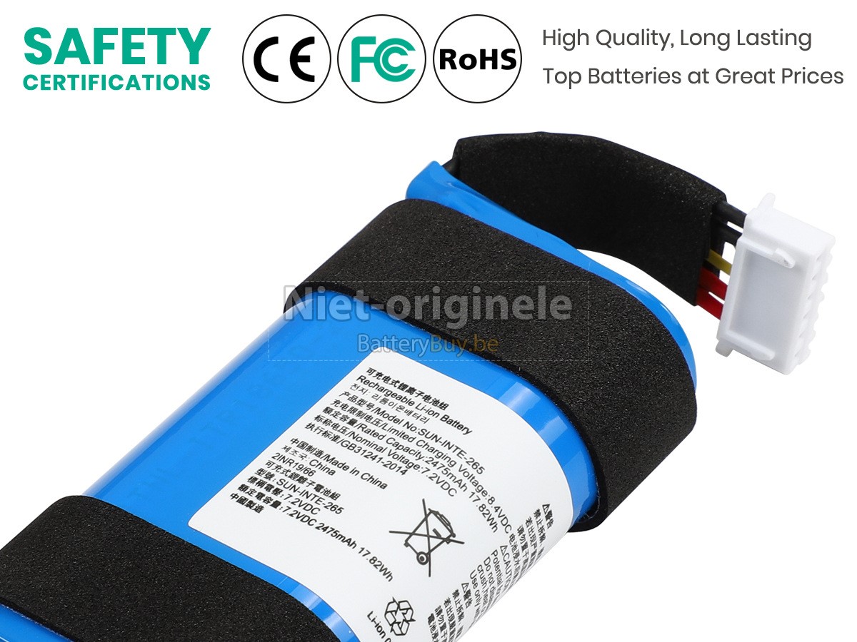 JBL PARTYBOX ON THE GO accu