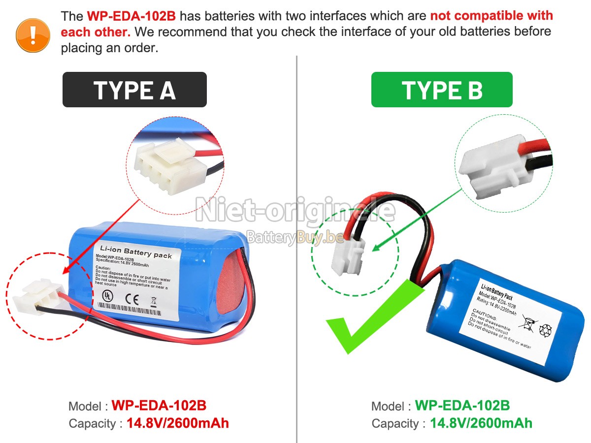 KADEY YASEN ECG-903A accu