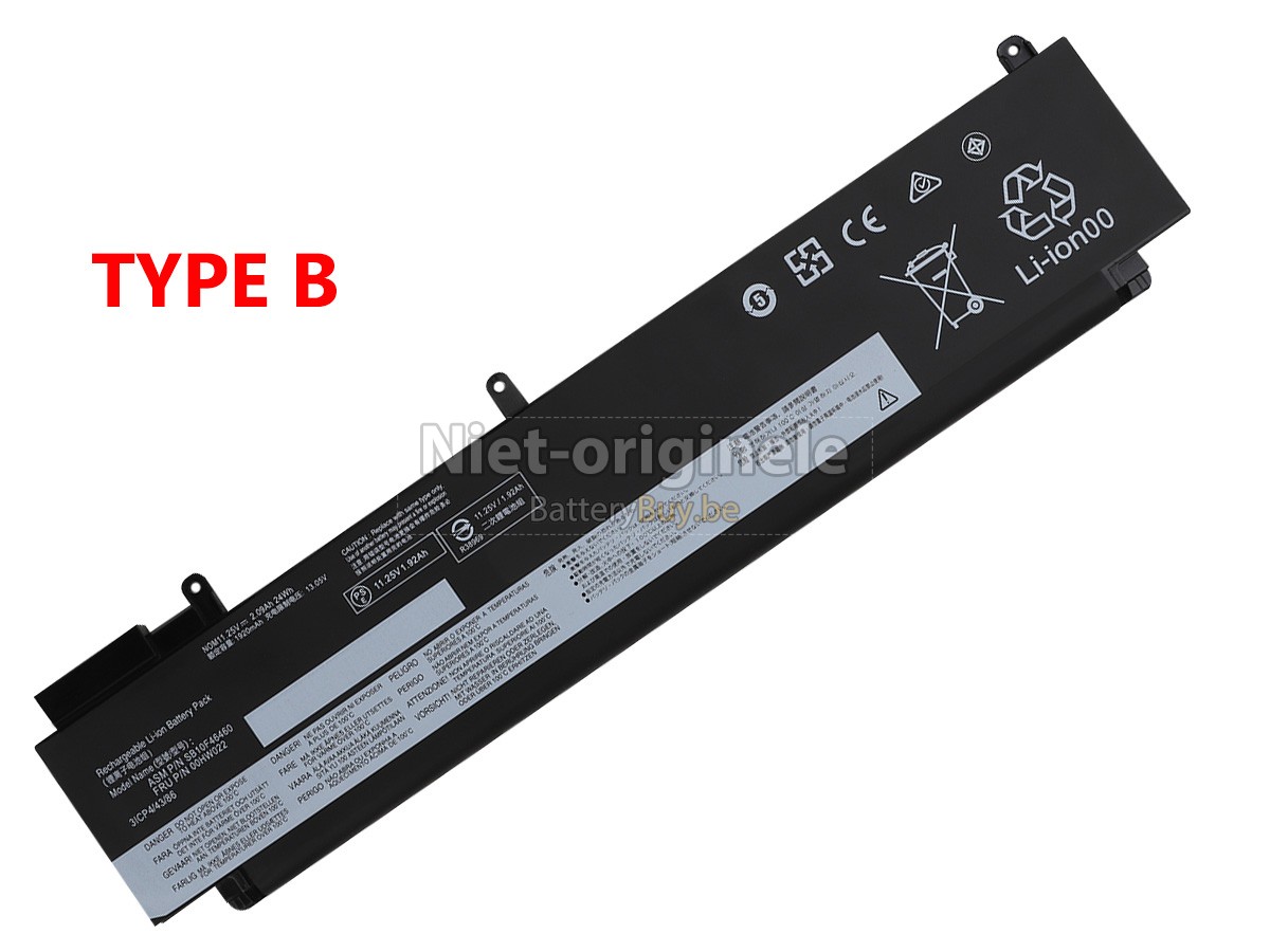 Lenovo SB10F46476 accu