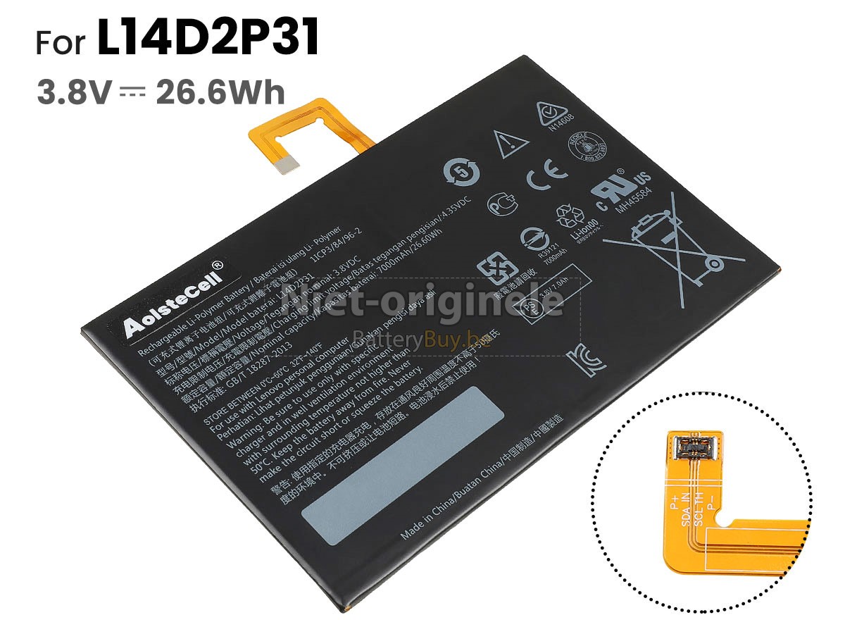 Lenovo TAB 2 A10-70F accu