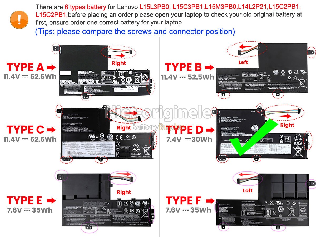 Lenovo IdeaPad 330S-15ARR-81FB0018RK accu