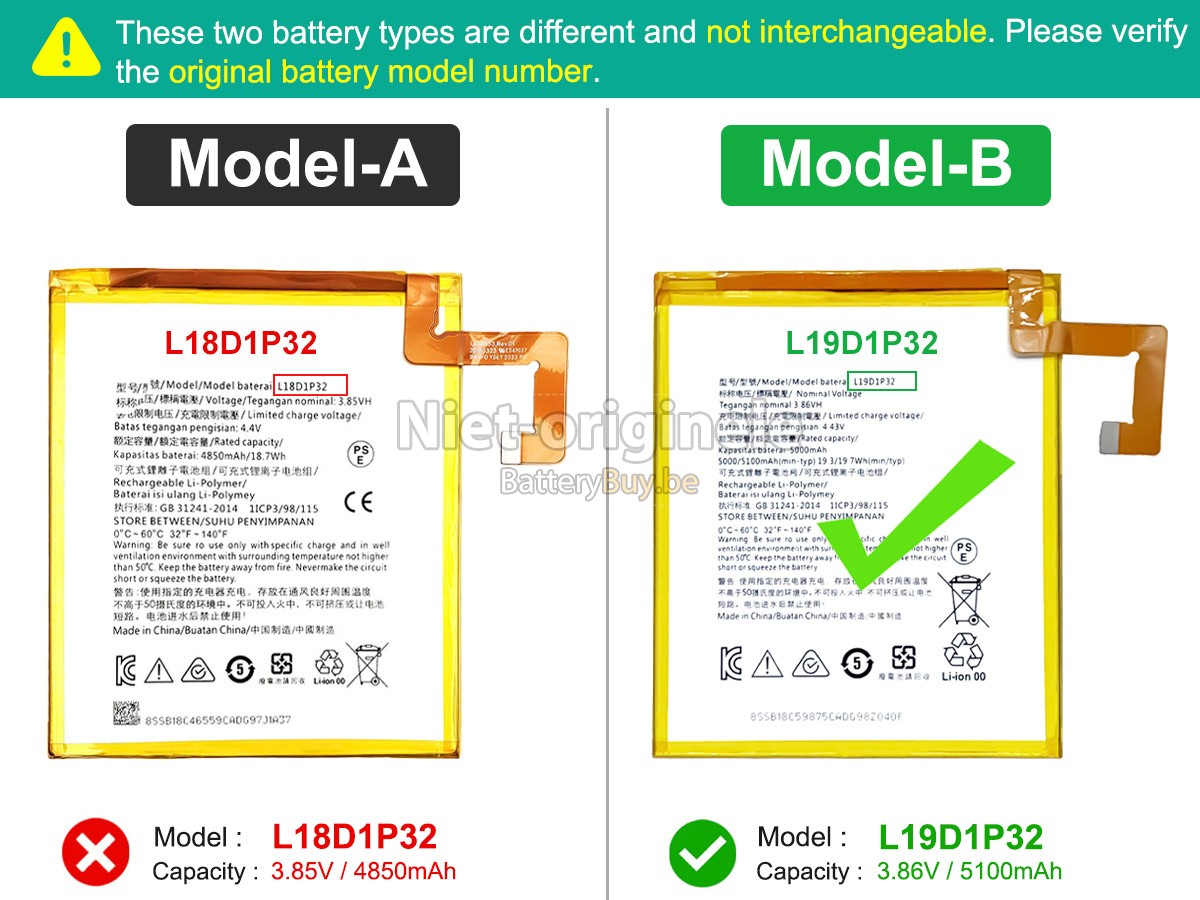 Lenovo TB328FU accu