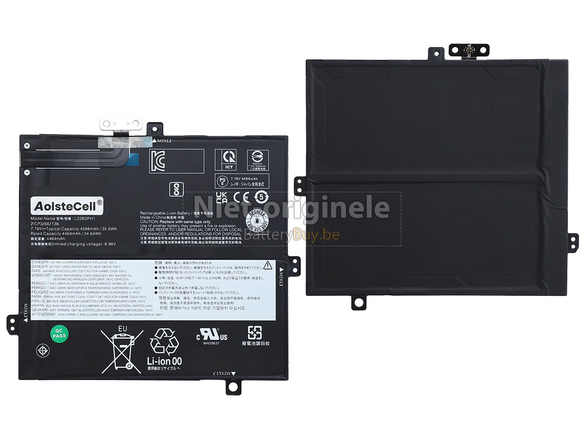Lenovo IdeaPad DUET 3 11IAN8-82XK0064HV accu