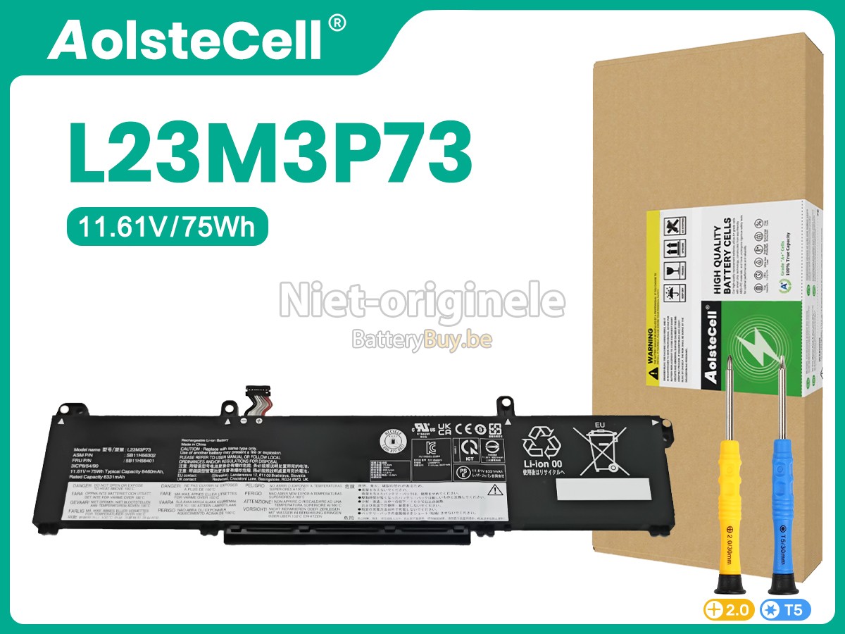 Lenovo ThinkPad P16S GEN 3-21KS0007FR accu