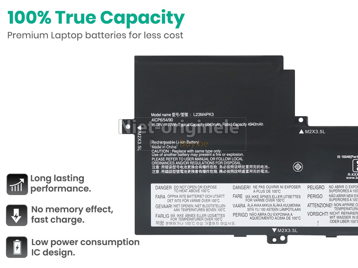 Lenovo IdeaPad SLIM 5 16AHP9-83DD0024SB accu