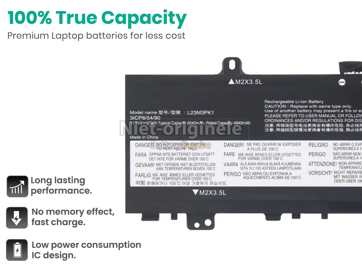 Lenovo IdeaPad SLIM 5 16AHP9-83DD0024SB accu