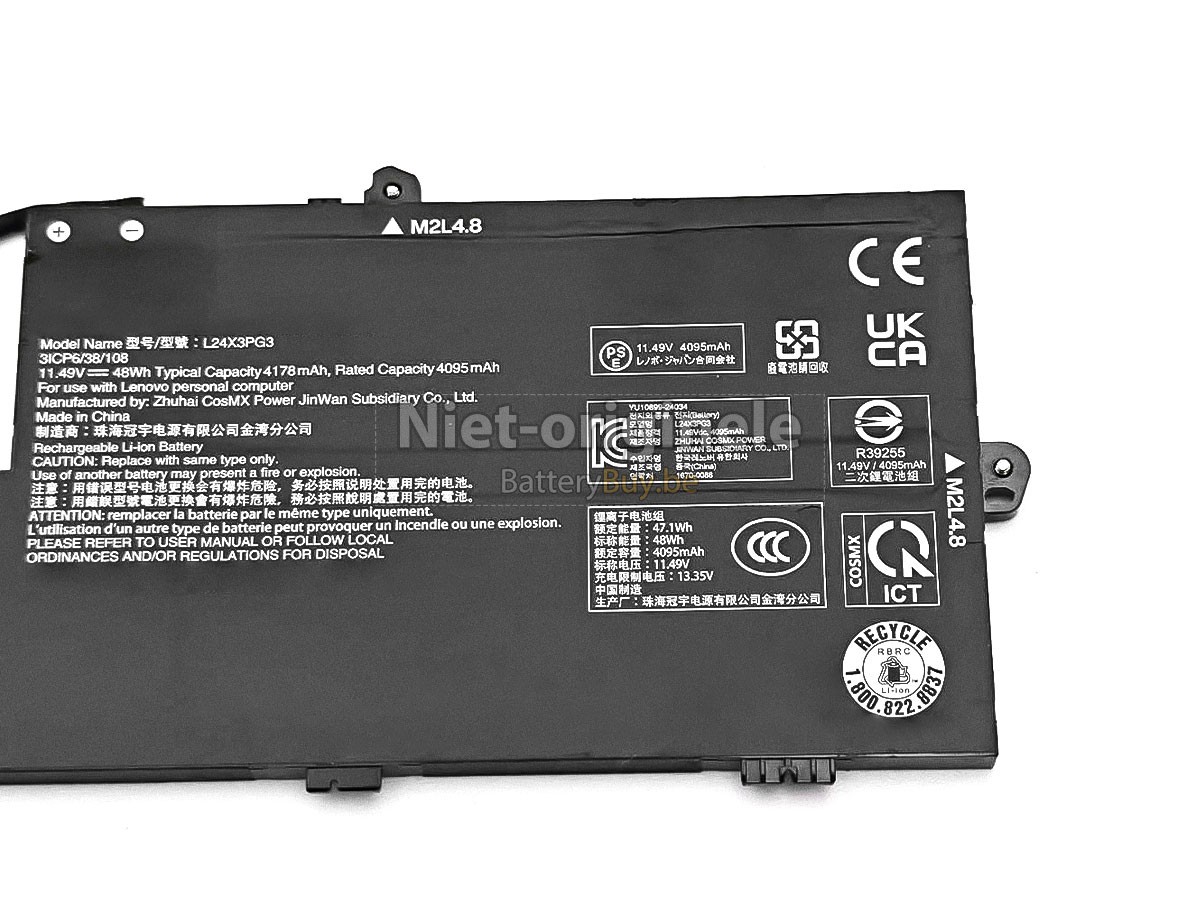 Lenovo 5B11Q73056 accu