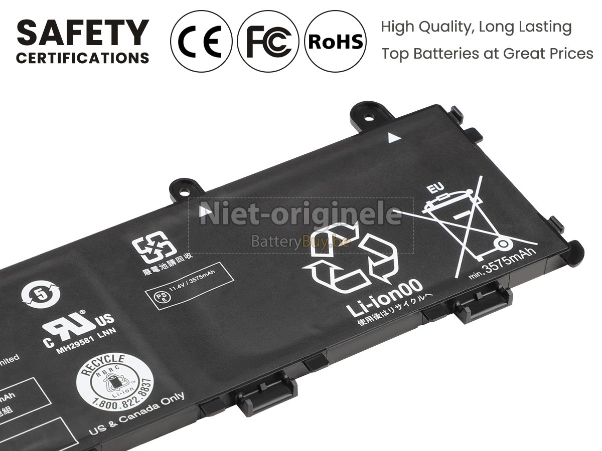 Lenovo ThinkPad 11E 5TH GEN-20LQ000XMZ accu