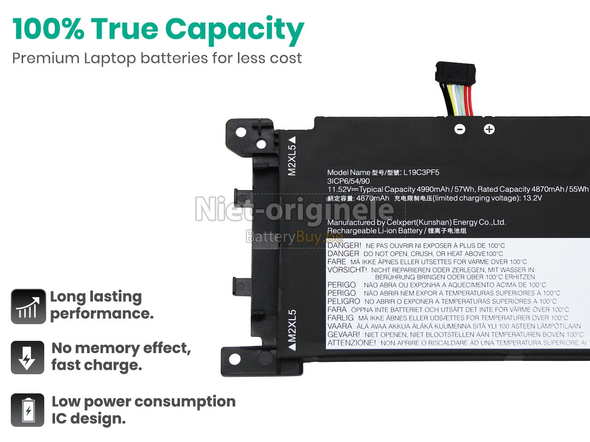Lenovo IdeaPad 5-15ITL05-82FG00PQRE accu