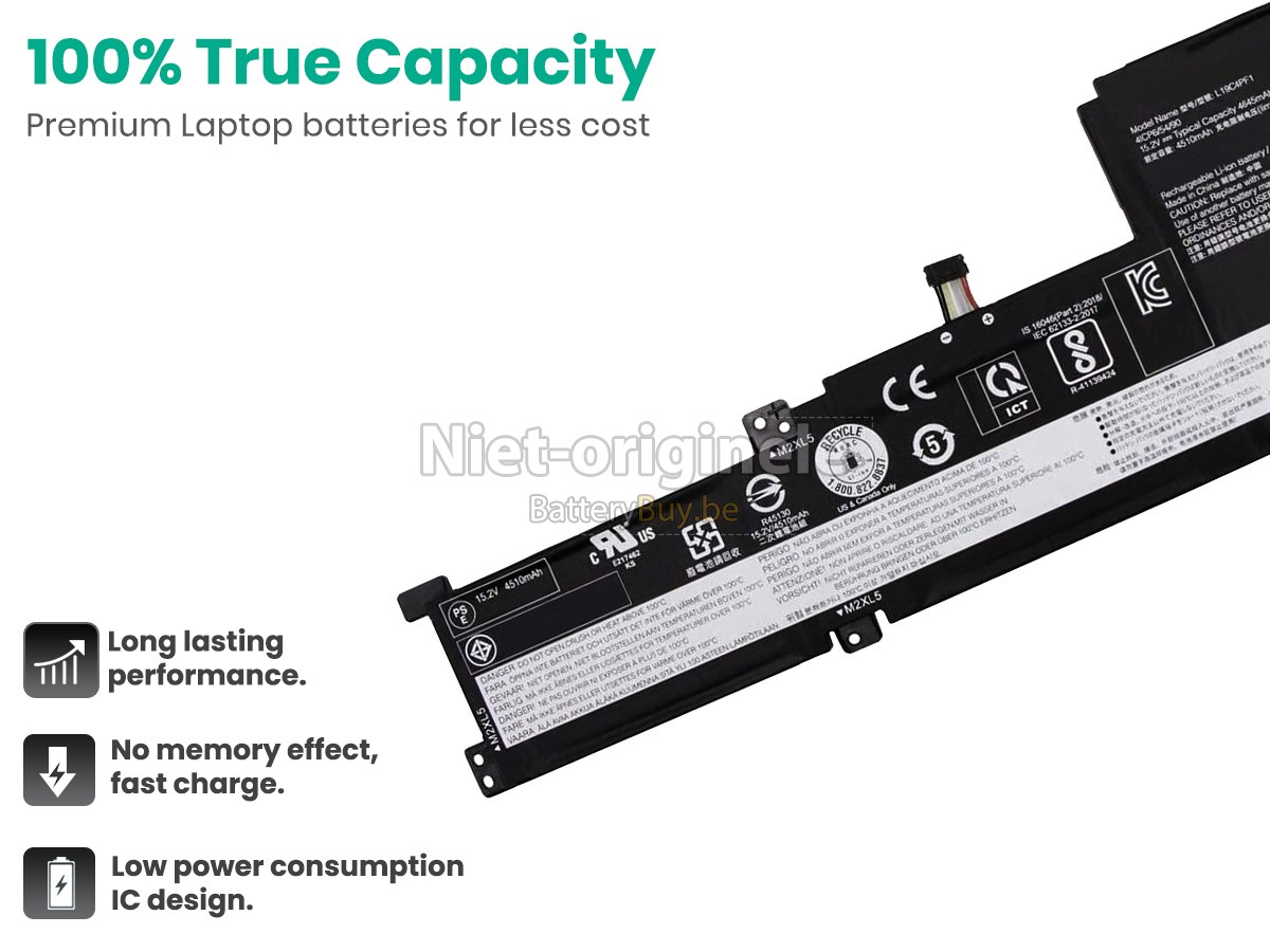 Lenovo IdeaPad 5-15ITL05-82FG00PQRE accu