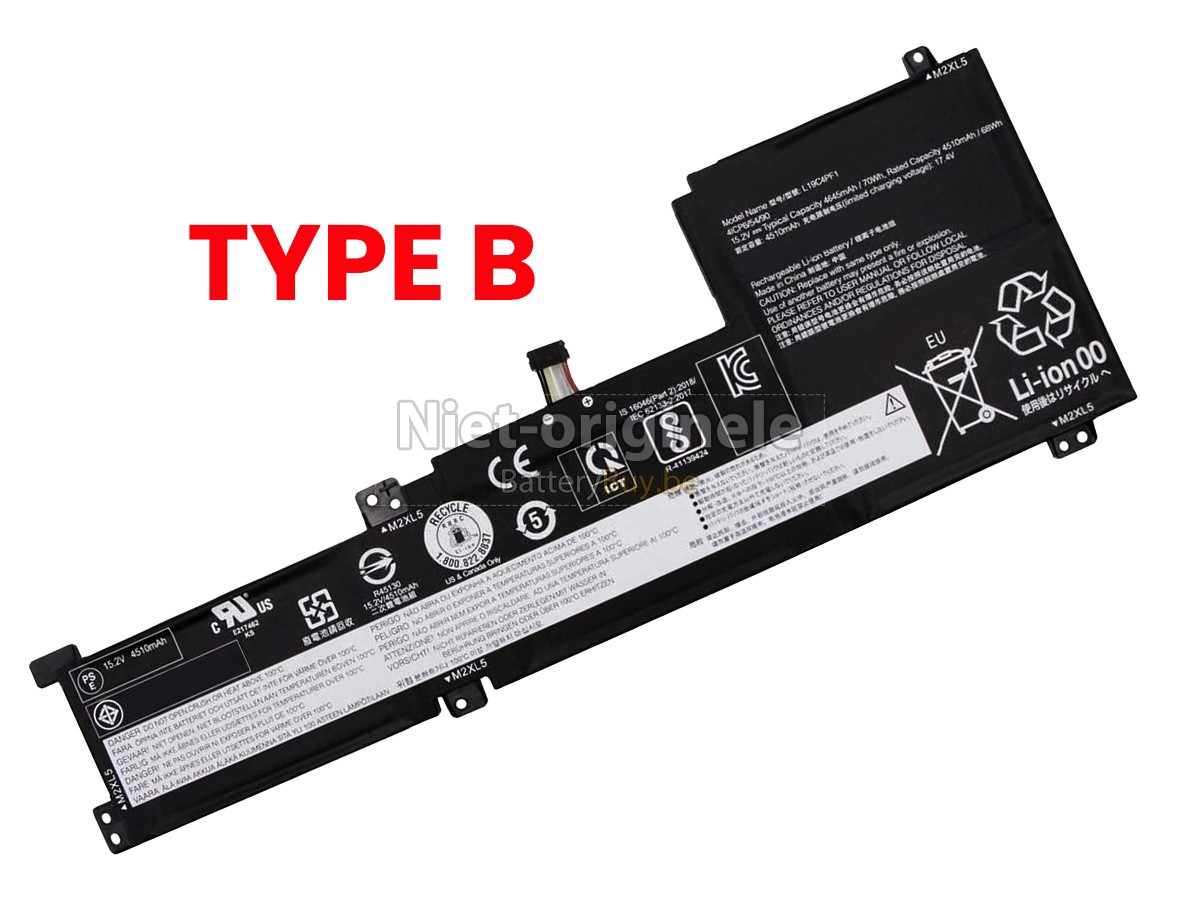 Lenovo IdeaPad 5-15ITL05-82FG00PQRE accu