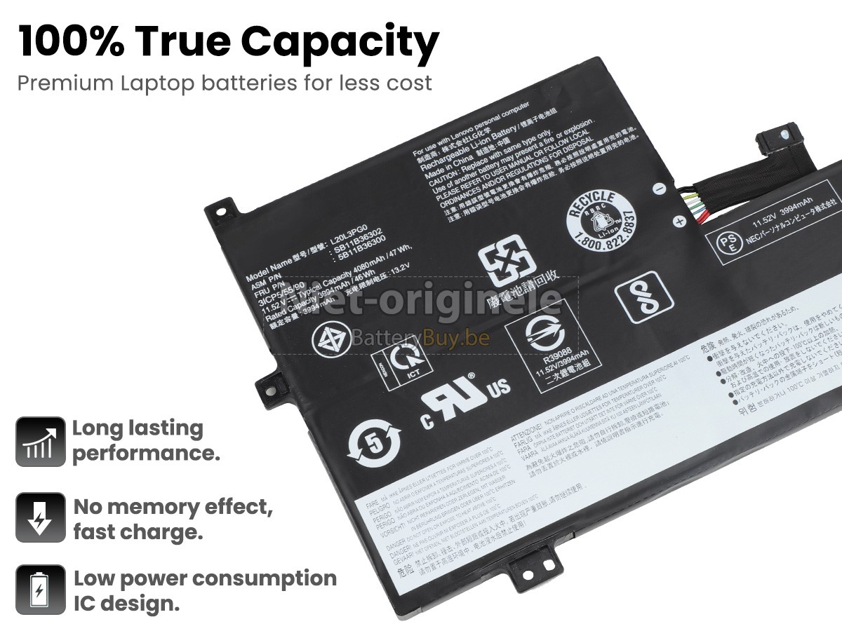 Lenovo 5B11B36319 accu