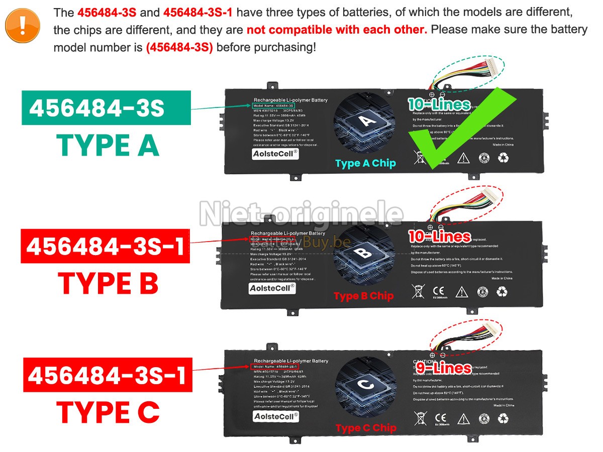 Medion 456484-3S accu