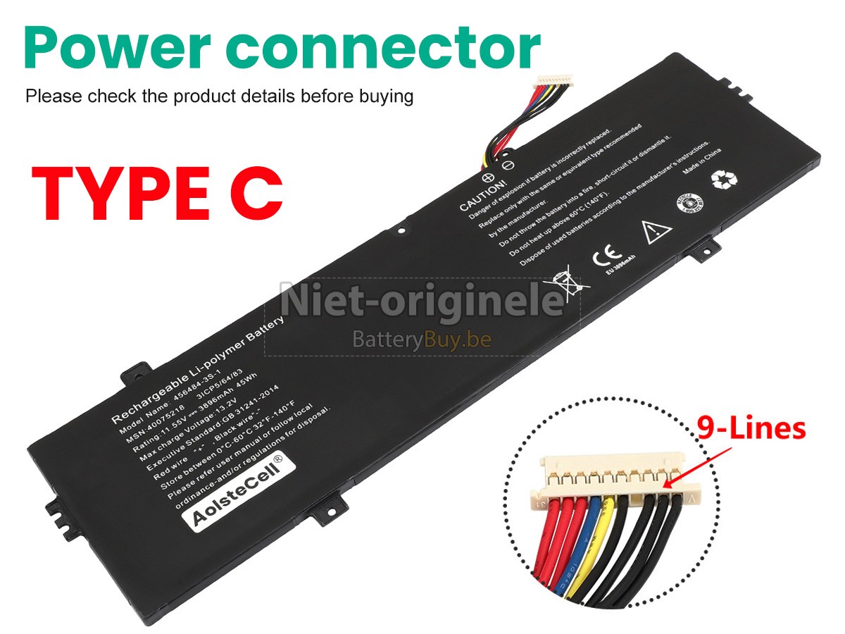 Medion 456484-3S accu