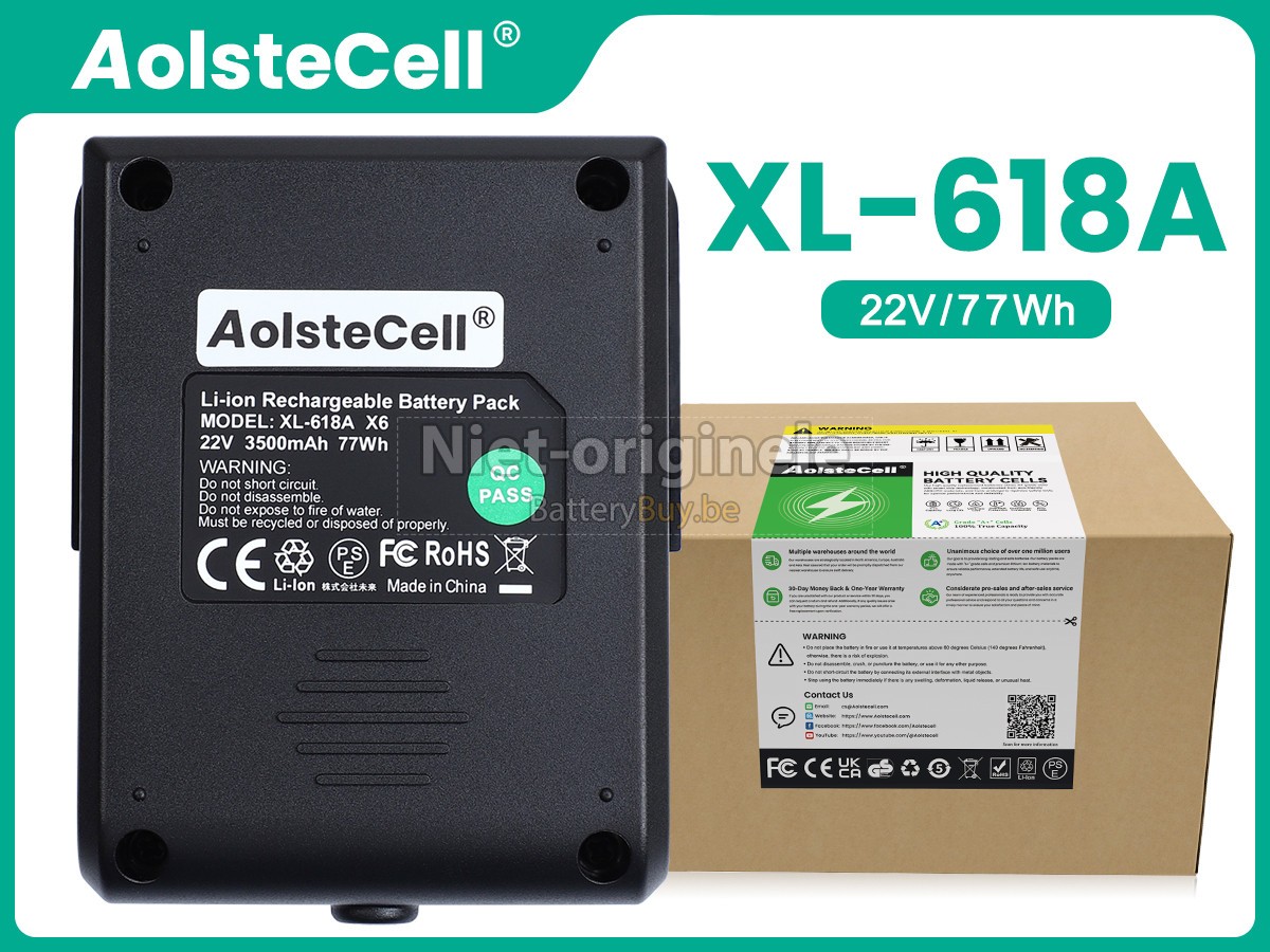 Moosoo XL-618A accu