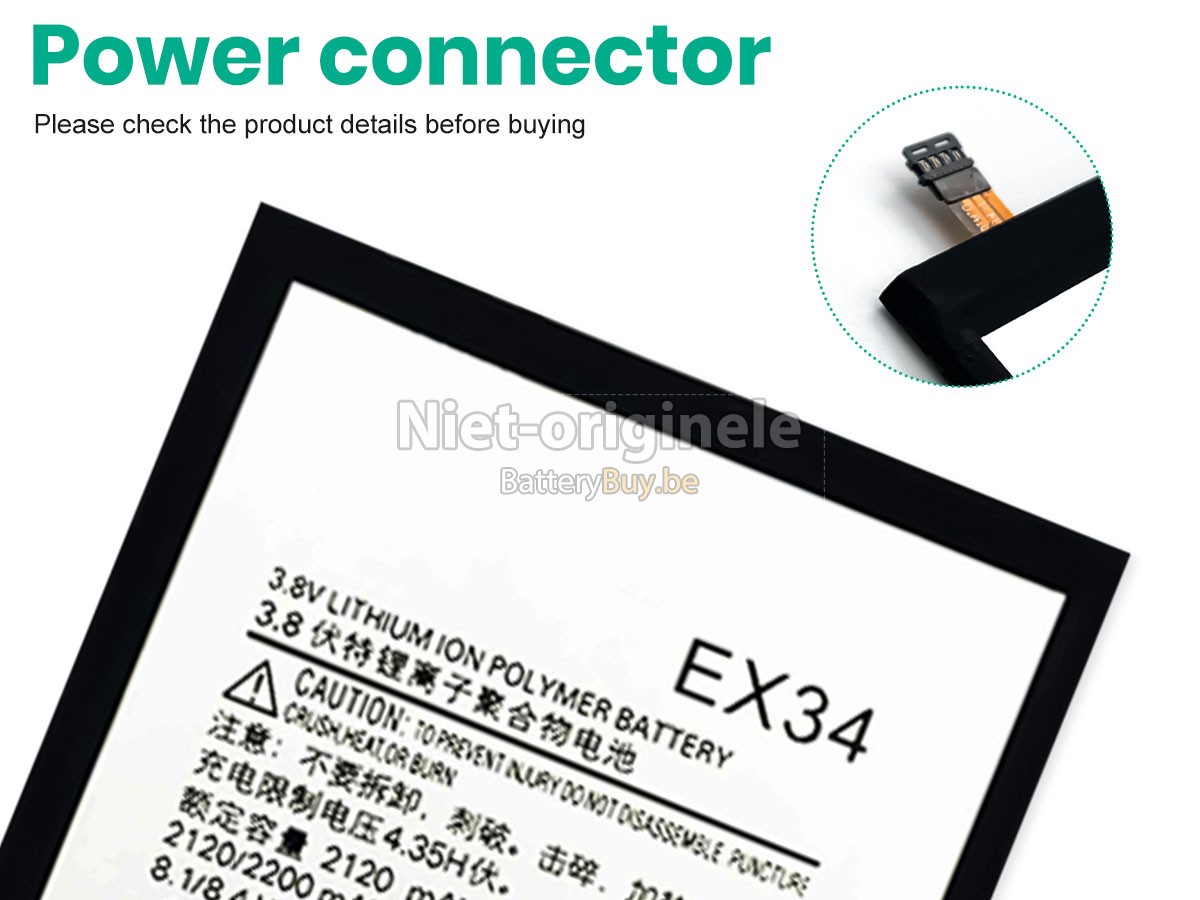 Motorola EX34 accu