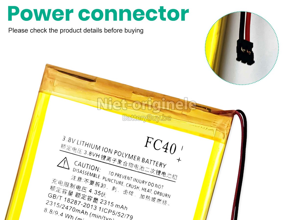 Motorola FC40 accu