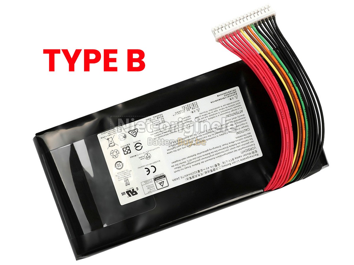 MSI WT75 8SK-008 accu