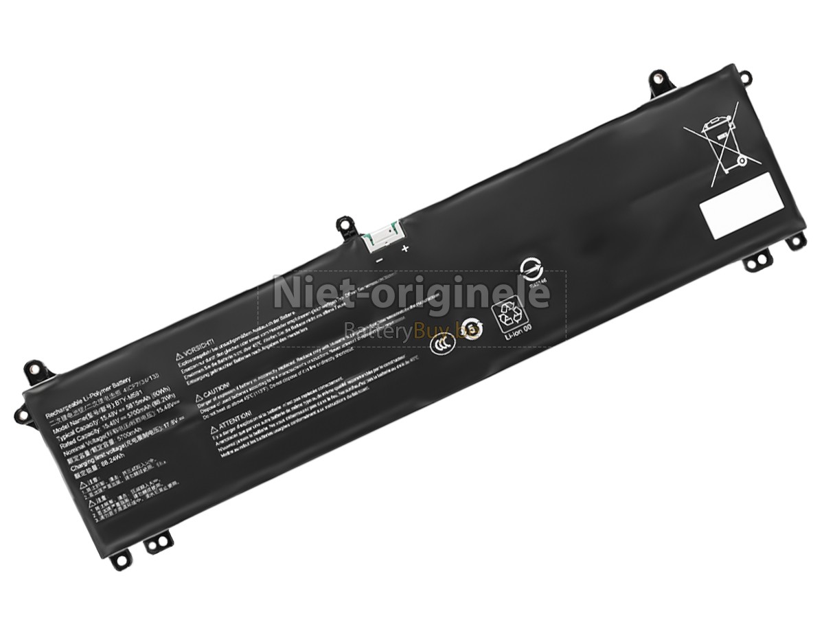 MSI BTY-M591 accu