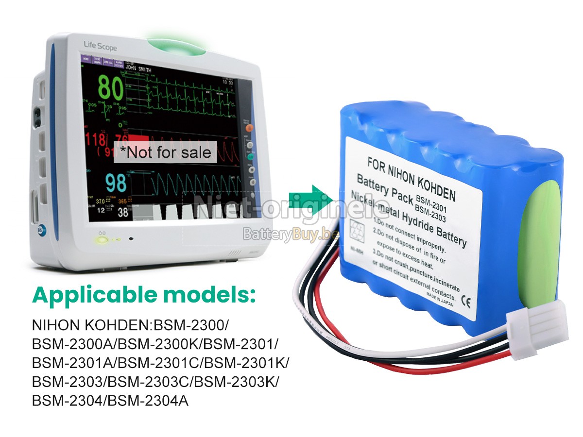 Nihon Kohden I 2300 accu