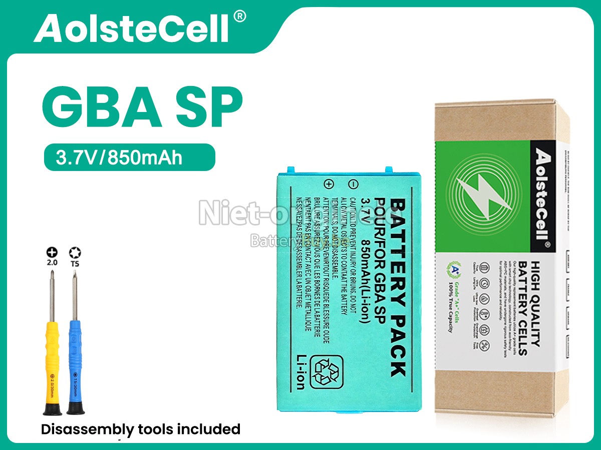 Nintendo GBA-SP accu