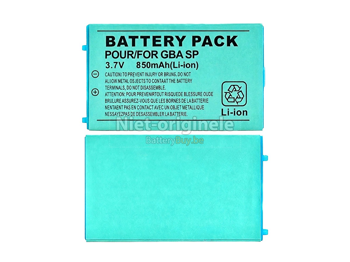 Nintendo GBA-SP accu