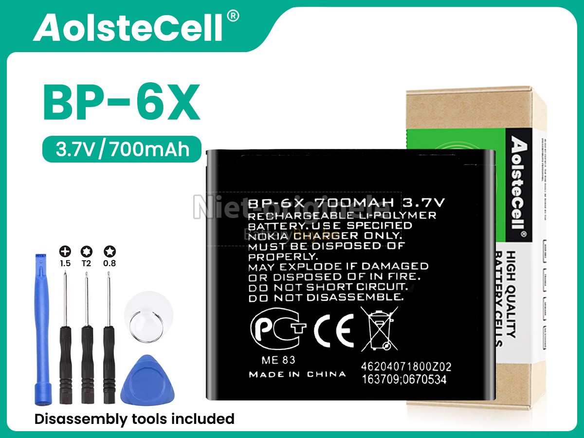 Nokia 8800 SIROCCO RM-165 accu