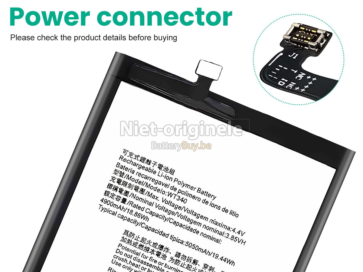 Nokia WT340 accu