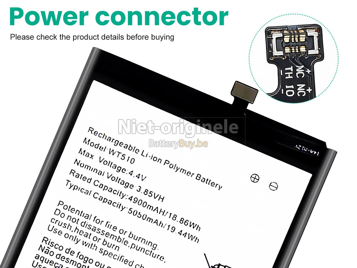 Nokia WT510 accu