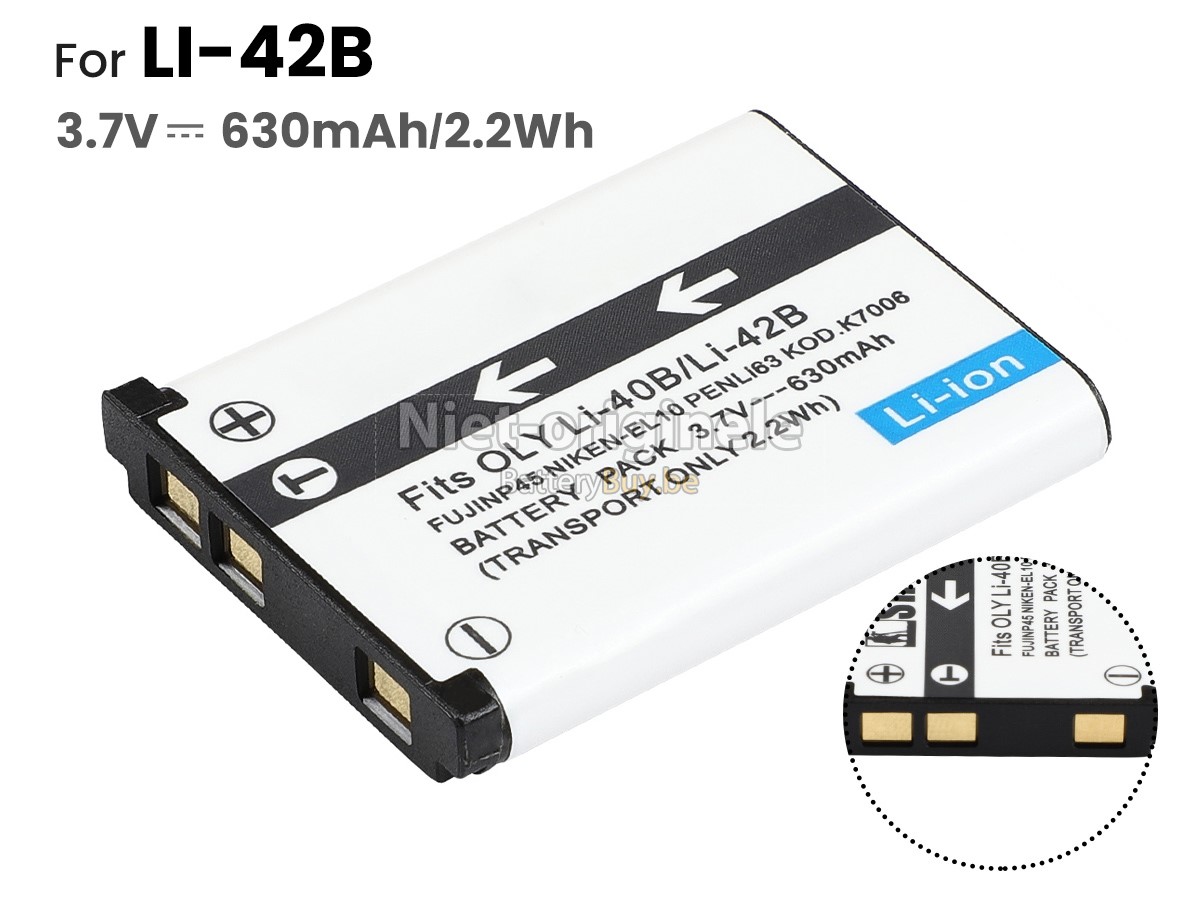 Olympus U TOUGH 3000 accu