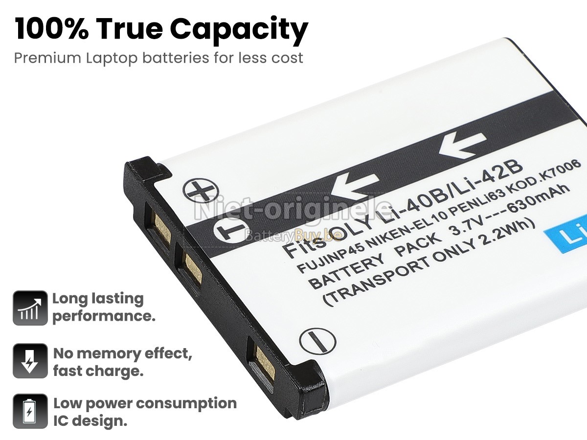 Olympus U TOUGH 3000 accu