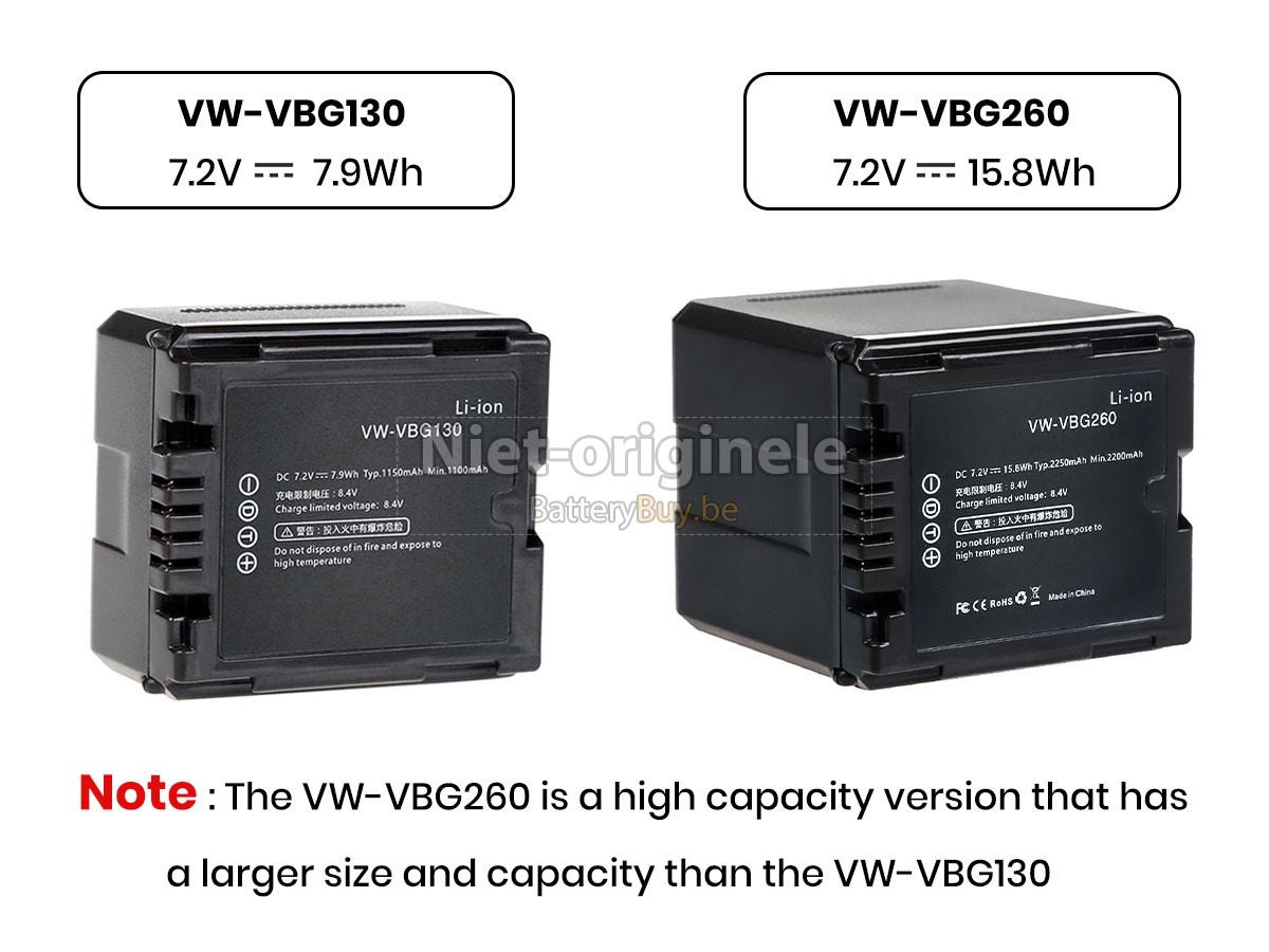 Panasonic AG-HMC151 accu