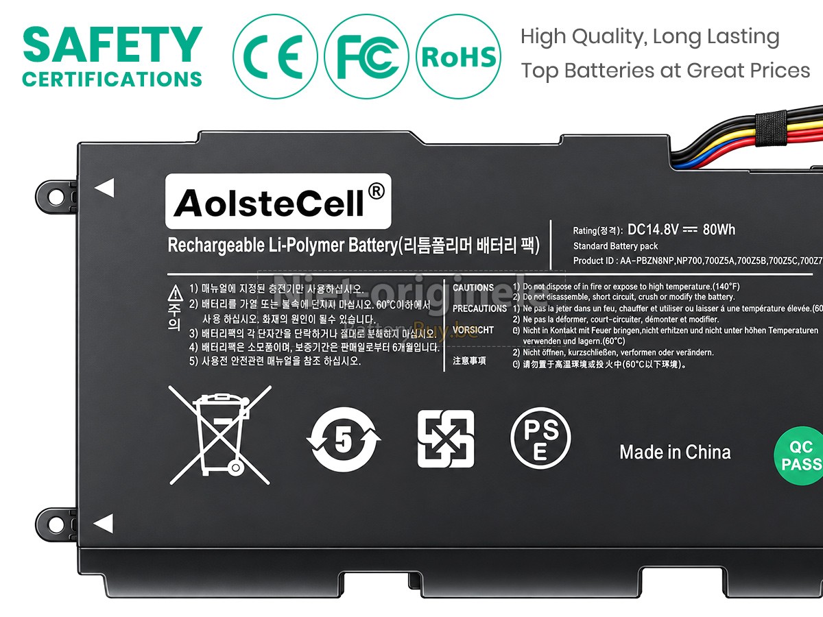 Samsung NP770Z7E accu