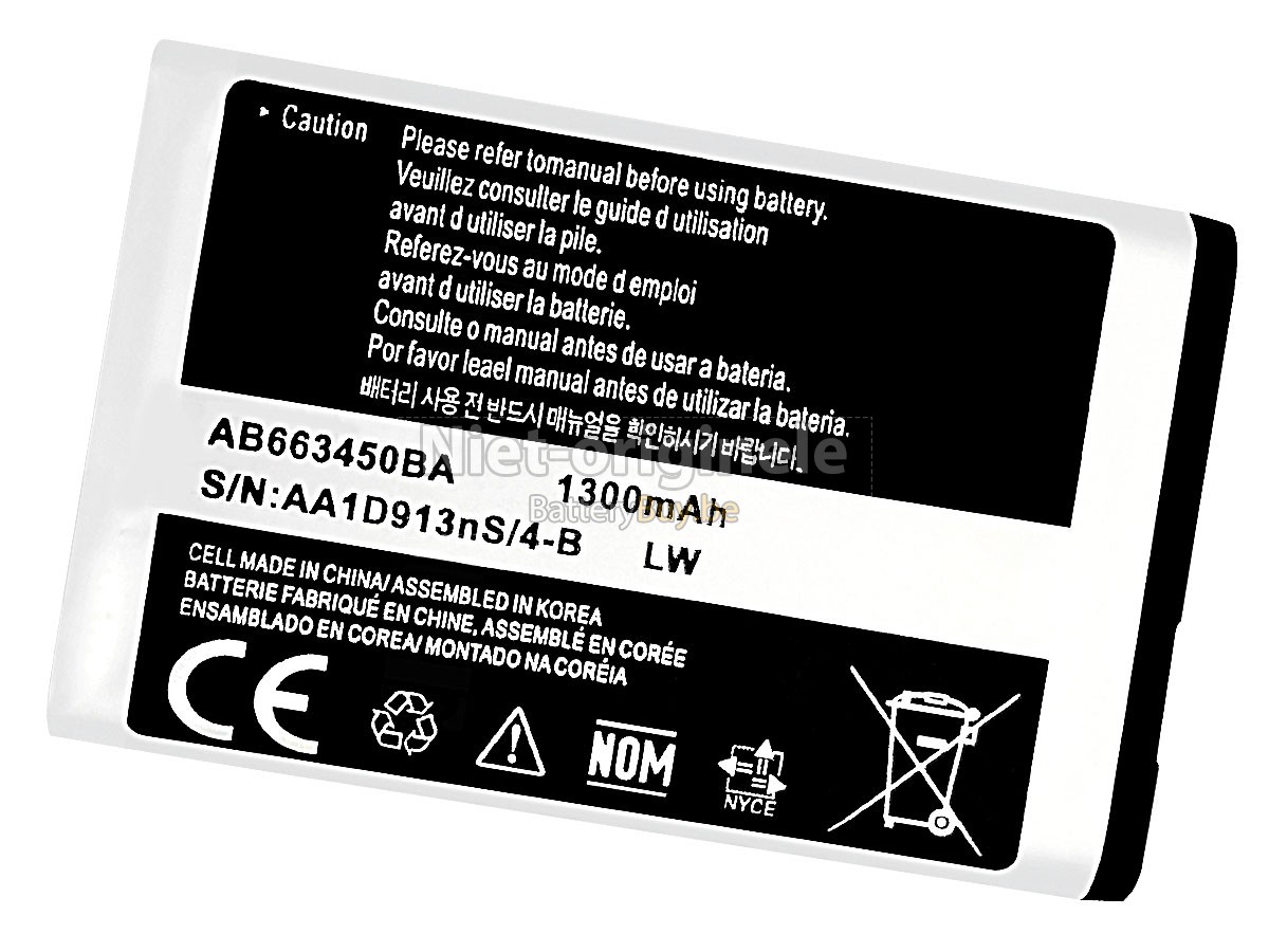 Samsung RUGBY 3 accu