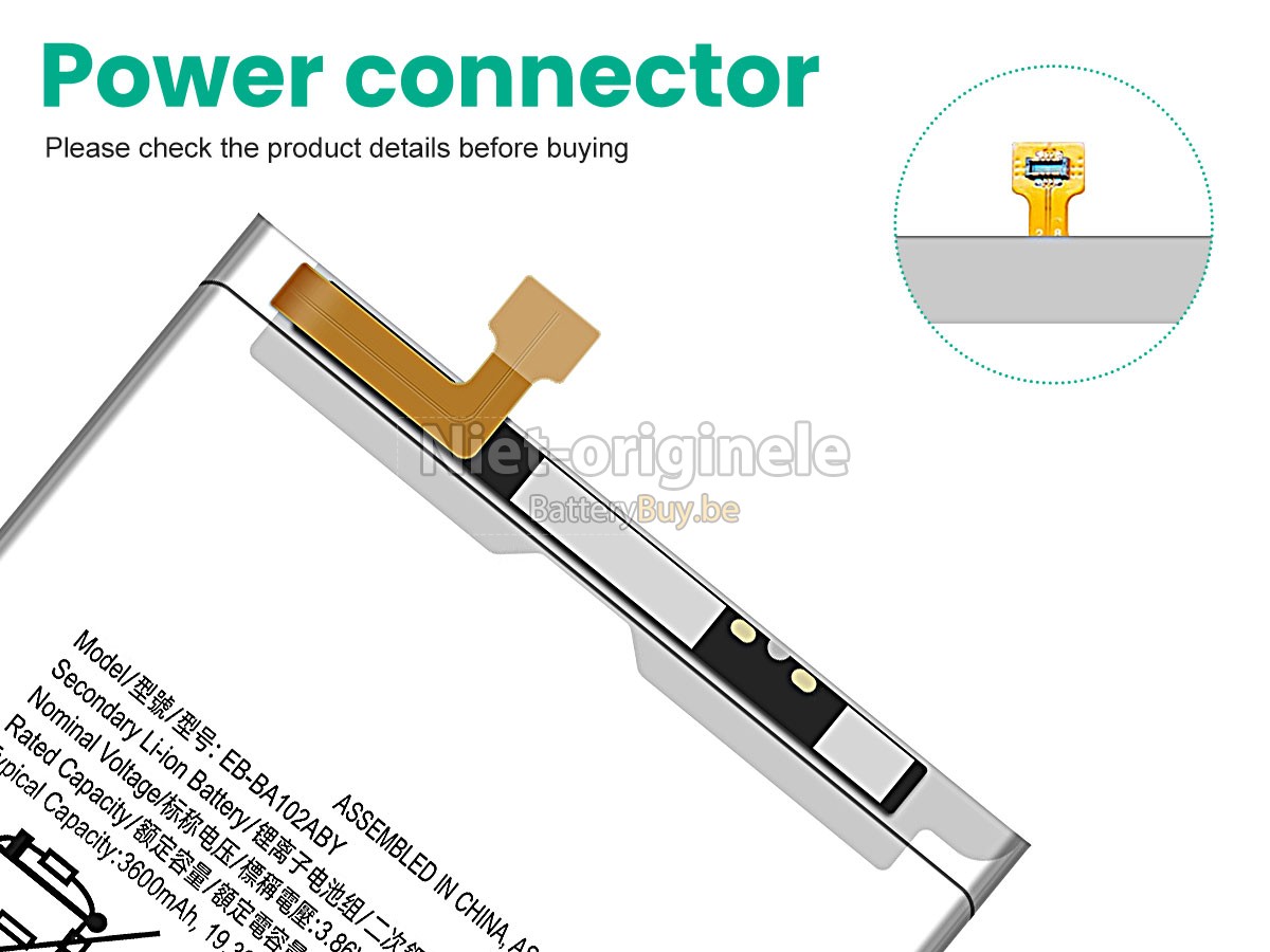 Samsung EB-BA102ABY accu