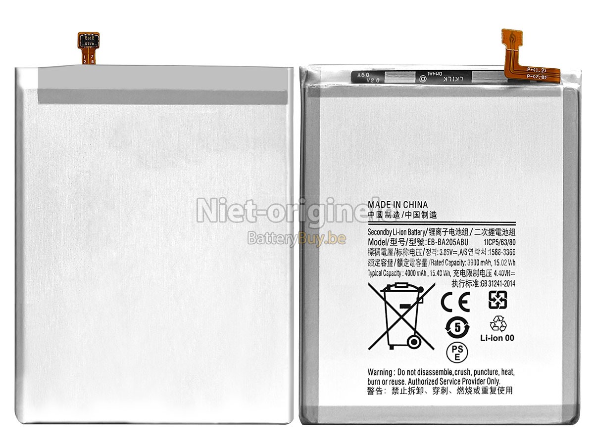 Samsung EB-BA205ABN accu