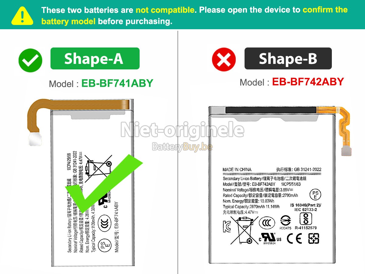 Samsung Z FLIP 6 accu