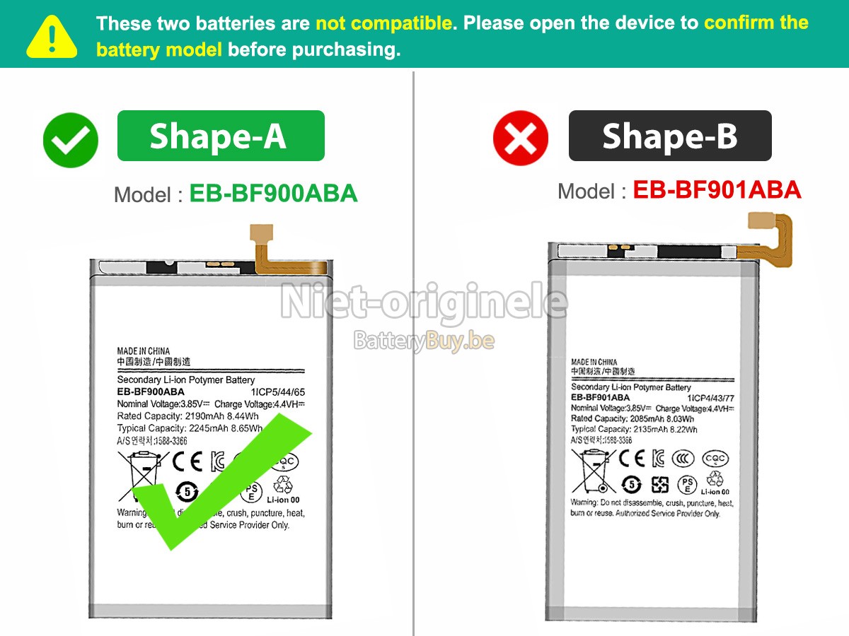 Samsung Z FOLD1 accu