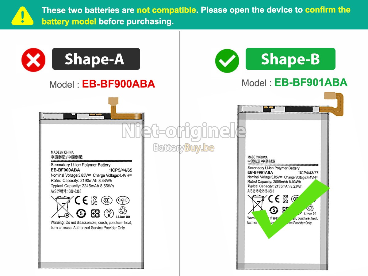 Samsung Z FOLD1 accu