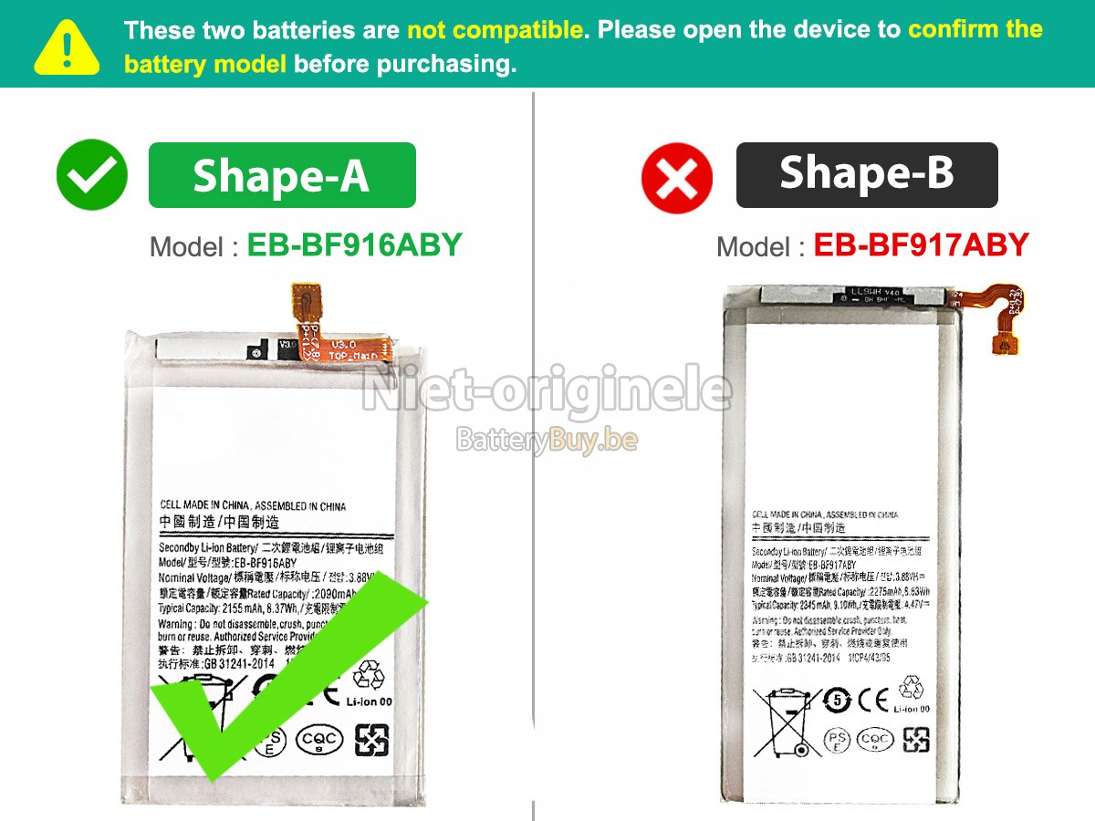 Samsung SCG05 accu