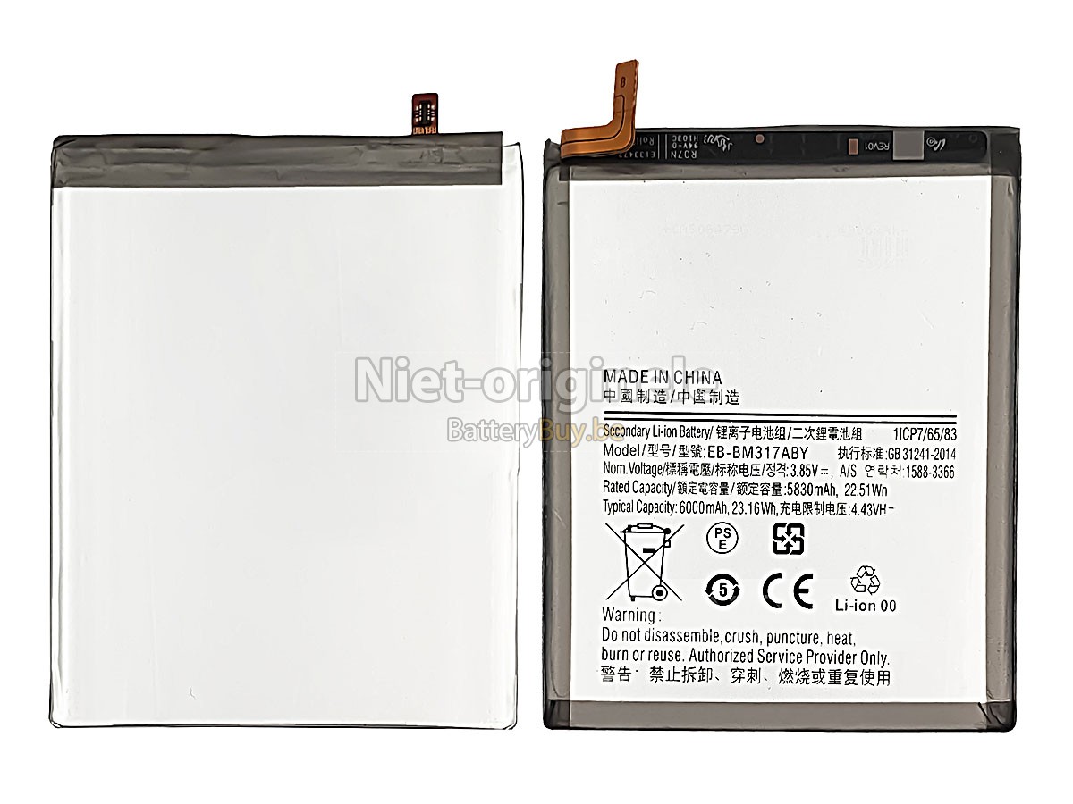 Samsung GALAXY M31S SM-M317F accu